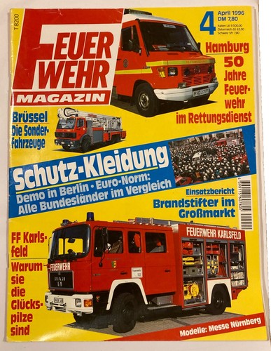 Feuerwehr magazin april 1996 - magazin,