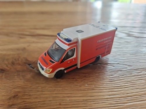 Herpa feuerwehr hamburg - mb,