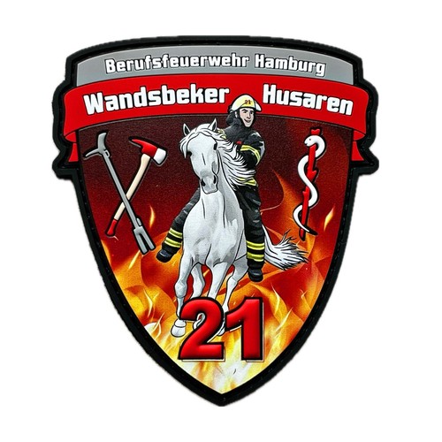 Berufsfeuerwehr hamburg patch - hamburg,