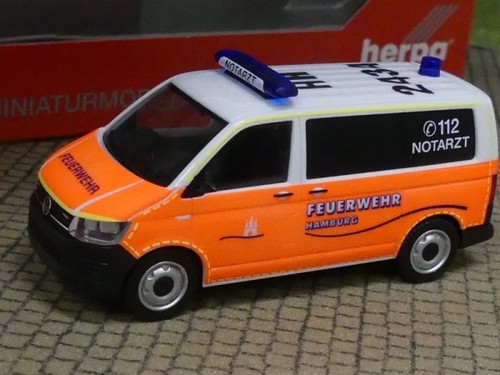 Herpa t6 bus - 1/87, notarzt
