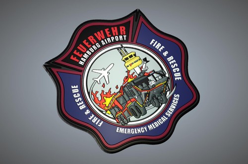Flughafen hamburg patch rubber - hamburg,